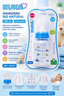 💚 KUKA Mamadera Big Natural 150 ml – Azul 615213