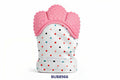 💚 Buba Guante mordedor para bebé – alivio en la dentición con protección Rosa BUB8966 - Celeste BUB8967