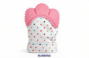 💚 Buba Guante mordedor para bebé – alivio en la dentición con protección Rosa BUB8966 - Celeste BUB8967
