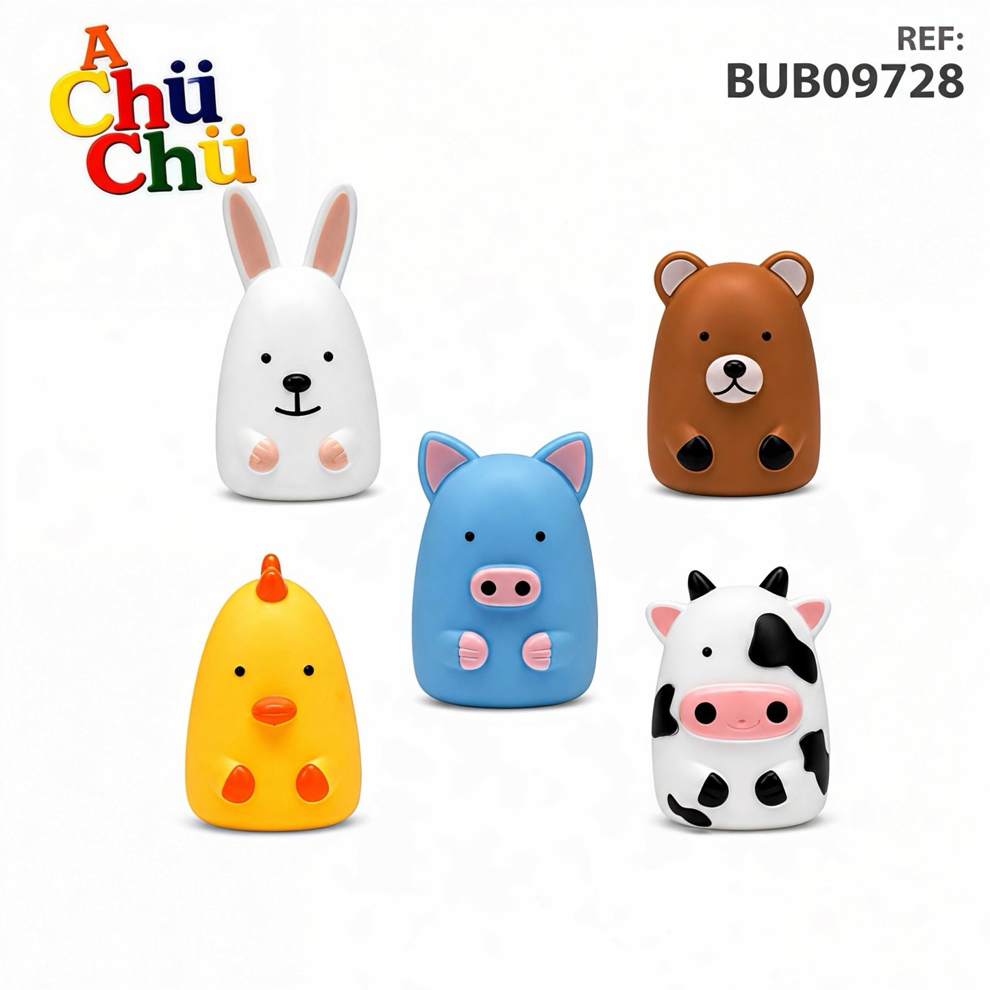 💚 BUBA Dedoches Divertidos de Animalitos – Juguete educativos para bebé BUB09728