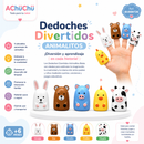 💚 BUBA Dedoches Divertidos de Animalitos – Juguete educativos para bebé BUB09728