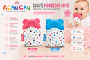 💚 Buba Guante Mordedor Osito – Protección y Alivio para la Dentición Rosa BUB10719 Azul BUB10720