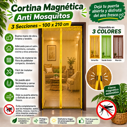 Cortina Magnética Anti Mosquitos  🦟🚫 💚