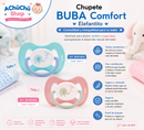 💚 BUBA Chupete Comfort Elefantito Talla 1 (0-6m) Azul BUB12659 /  Rosa BUB12660