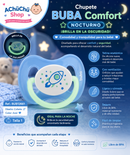 💚 BUBA Chupete Comfort Nocturno Talla 1 ( 0-6m) 🚀Cohete BUB12661 / 🦄 Unicornio BUB12662