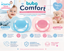 💚 Buba Chupete Comfort Talla 2 (6-12m) Azul BUB12665 / Rosa BUB12666
