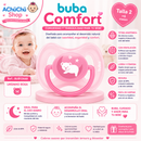 💚 BUBA Chupete Comfort Osito Talla 2 (6-12m) Azul BUB12667 - Rosa BUB12668