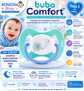 💚 BUBA Chupete Comfort Talla 2 (6-12m) Elefantito Azul BUB12671 / Elefantito Rosa BUB12672