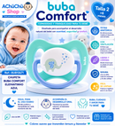 💚 BUBA Chupete Comfort Talla 2 (6-12m) Elefantito Azul BUB12671 / Elefantito Rosa BUB12672