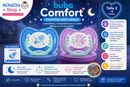 💚 BUBA Chupete Comfort Nocturno Talla 2 (6-12m) Cohete 🚀 BUB12673 / Unicornio 🦄 BUB12674