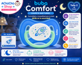 💚 BUBA Chupete Comfort Nocturno Talla 2 (6-12m) Cohete 🚀 BUB12673 / Unicornio 🦄 BUB12674