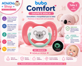 BUBA Chupete Comfort Talla 2 (6-12m) Koala Azul BUB12677 - Koala Rosa BUB12678