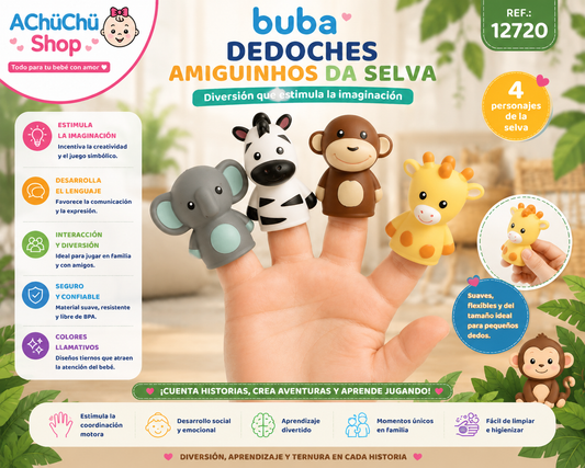 💚 BUBA Dedoches Amiguitos de la Selva BUB12720