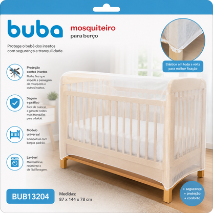 💚 BUBA Mosquitero Universal para Cuna - BUB13204
