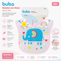 🦖 BUB13239 – BUBA Babero con Bolsillo Dino / 🌈 BUB13241 – BUBA Arcoíris