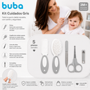 💚 BUBA Kit de Cuidado para Bebé Azul BUB13685 / Rosa BUB13686 / Gris BUB13687