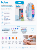 💚 BUB13777 – Kit Eléctrico para Limar Uñas de Bebé