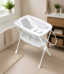 💛 Bañera Premium Aqua Galzerano – Comodidad y Seguridad para tu Bebé 🛁 🤍🩷💙