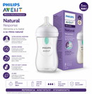 💚 Philips Avent Biberón Natural Response Transparente 260ml
AVSCY673/01 - 9006712