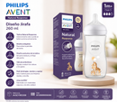 💚 Philips Avent Biberón Natural Response con Diseño Jirafa 240 ml AVSCY903/66