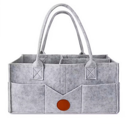 Bolsa Organizador de Pañales y Accesorios para Bebé – Fieltro Premium con Múltiples Compartimentos MM0913