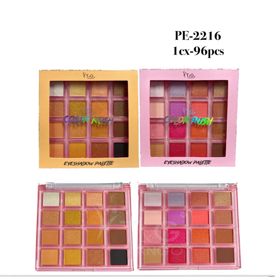 💕 T&G SOMBRA COLOR RUSH 16 COLORES PE-2216 x12 Box 💛