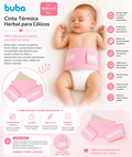 💚 Buba Cinta Térmica Herbal para Cólicos – BUB14186 (Azul) BUB14187 (Rosa)
