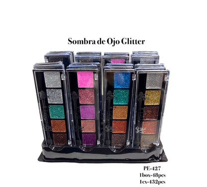 🌈 T&G SOMBRA GLITTER 5 COLORES PE-427 x48 Box 💛