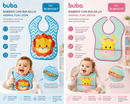 💚 Buba Babero con Bolsillo Animal Fun León BUB15367 - Fun Jirafa BUB15370