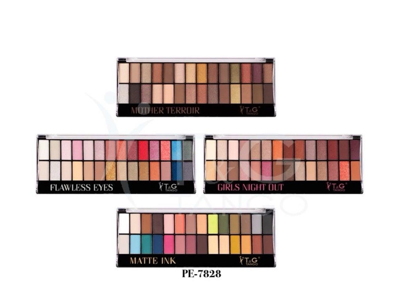 🌈 T&G SOMBRA 28 COLORES PE-7828 x12 Box 💛