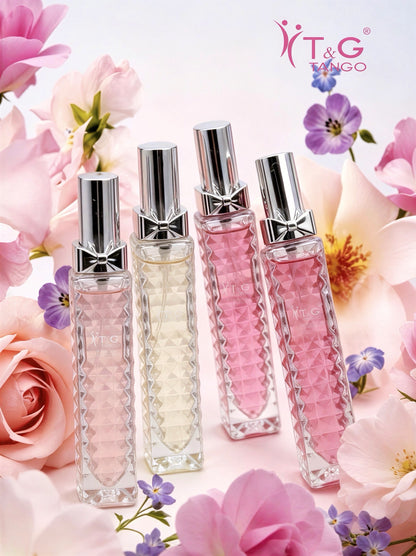 🌷T&G PERFUME SIN ALCOHOL 4 FRAGANCIAS PF-0345 x24 Box