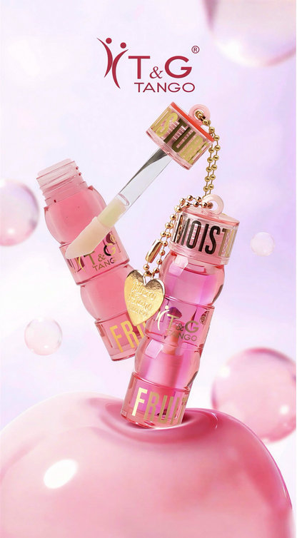 💗 T&G ACEITE LABIAL CON ACCESORIO CORAZÓN PG-029 x24 Box 💛