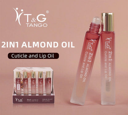 🌸 T&G ACEITE DE ALMENDRA 80% PARA LABIOS Y CUTÍCULAS PG-077 x24 Box 💛