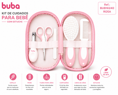 Buba Kit de Cuidados para Bebé con Estuche 
BUB16239 – Azul
BUB16240 – Rosa