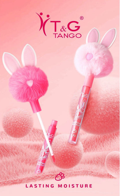 🐰 T&G GLOSS PELUCHE CONEJITO PG-1024 x12 Box 💛