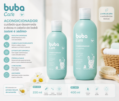 Buba Care para Bebés
Acondicionador Buba Care 250ml
Bub16556 - 400ml Bub16557 💚