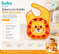 💚 Buba Babero con Bolsillo Zoo
🦁 León – BUB17073
🦖 Dino – BUB17075