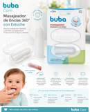 💚 Buba Masajeador de Encías 360° con Estuche 3m+ BUB17242