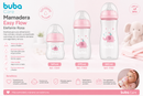 Buba Biberón Easy Flow Nube Rosa 120ml - 270ml - 330ml