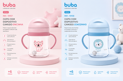 Buba Vaso con Pajita y Asas       Gatita BUB18107
Leoncito BUB18108 💚