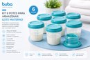 💚 Buba Kit de 6 Recipientes para Almacenar Leche Materna BUB18810