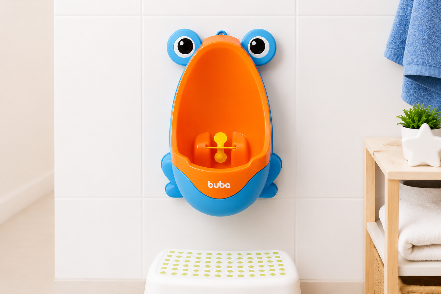 Mictorio Infantil Sapito Pinico 
Azul – BUB7966 
Verde – BUB7274