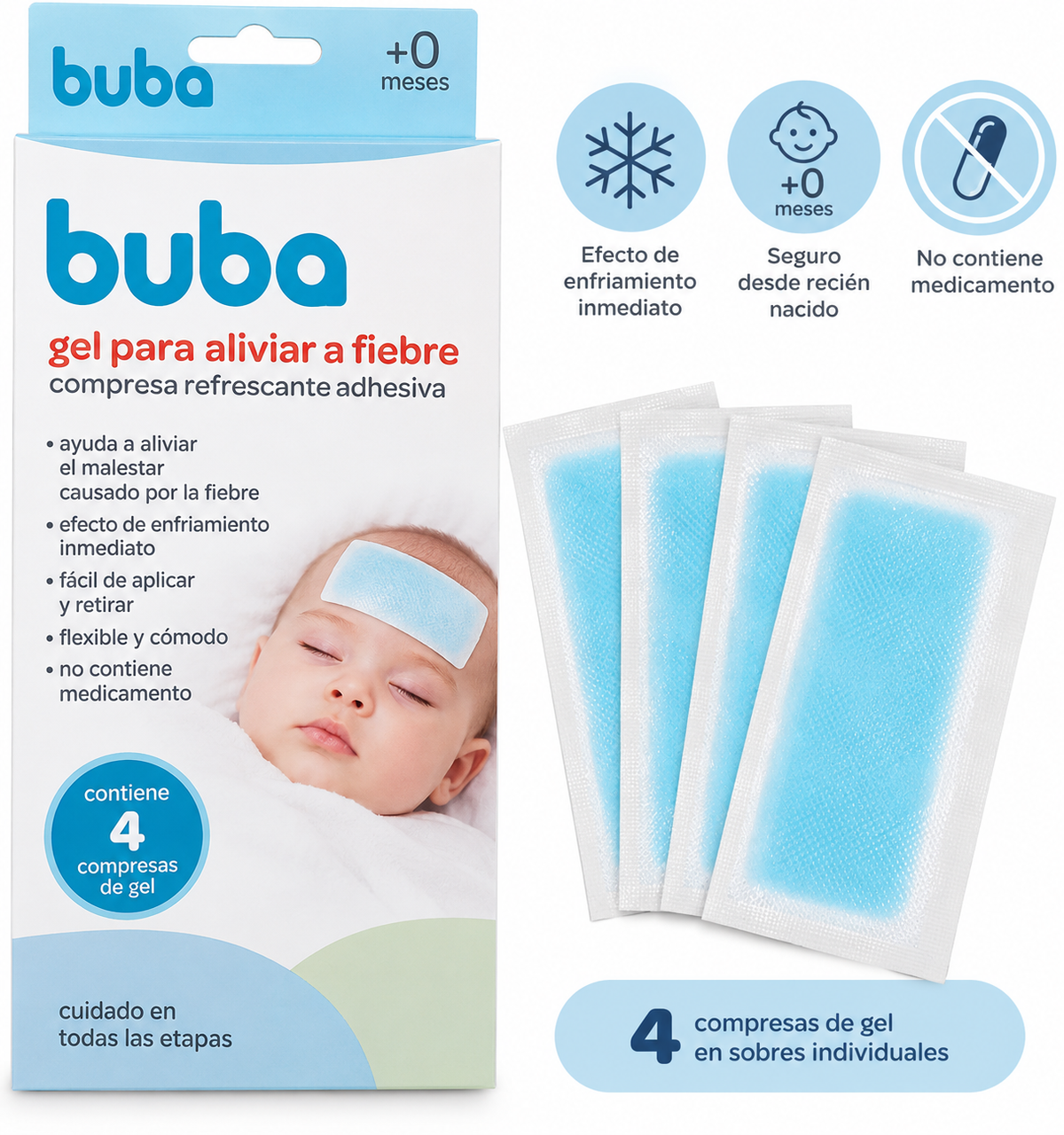 BUBA GEL PARA ALIVIAR LA FIEBRE – REF. 16982