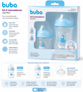 Buba Kit 2 Biberón Easy Flow 120 ml + 270 ml Nube Rosa BUB20983 - Nube Azul BUB20984 - Nube Blanca – BUB20985
