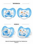 💚 Buba Kit de Chupetas Buba Comfort Elefante Azul – Tam. 1
BUB21114