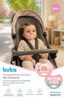 💚 Buba Kit de Chupetas Buba Comfort Tam. 2 Magic Unicornio BUB21120 👶 A partir de 6 meses