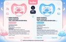 💚 Buba Chupeta Buba Comfort Tam. 2 Noturna Nuvem Azul BUB21123 - Rosa BUB21124                                  👶 A partir de 6 meses