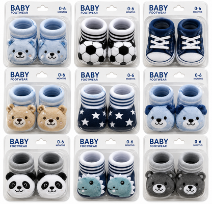 Bebé Media Calcetines con Diseños 0-6meses - 91051