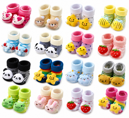 Bebé Media Calcetines con Diseños 0-6meses - 91051