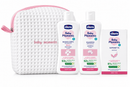 Chicco Set de Baño Baby Moments con Estuche Bolsa x3
Colores: Azul / Rosa
Ref.: 10615-00 / 10616-00